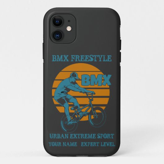 Naam toevoegen Alle tekst van BMX Freestyle Extrem Case-Mate iPhone Case (Achterkant)