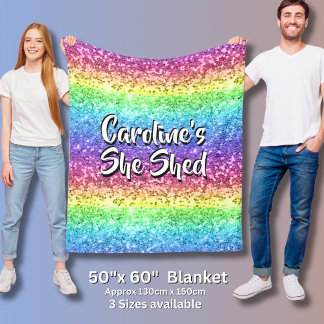 Naam toevoegen Alle tekst wijzigen die ze heeft ge Fleece Deken