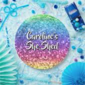 Naam toevoegen Alle tekst wijzigen die ze heeft ge Papieren Bordje (Feest)