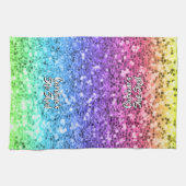 Naam toevoegen Alle tekst wijzigen die ze heeft ge Theedoek (Horizontaal)