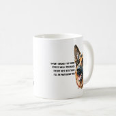 Naam toevoegen Alle tekst wijzigen, elke Snack die Koffiemok (Voorkant rechts)