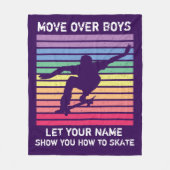 Naam toevoegen Alle tekstbewegingen over boeien wi Fleece Deken (Voorkant)