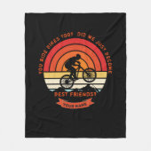 Naam toevoegen Alle tekstgebergte beste vriend wij Fleece Deken (Voorkant)