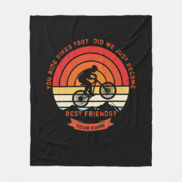 Naam toevoegen Alle tekstgebergte beste vriend wij Fleece Deken