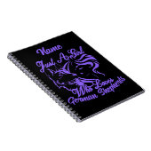 Naam toevoegen - Alleen een meisje dat van Duitse  Notitieboek (Rechterzijde)