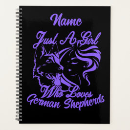 Naam toevoegen - Alleen een meisje dat van Duitse  Planner