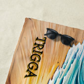 Naam toevoegen, Australian Shepherd Running in the Strandlaken (In situ)