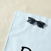 Naam toevoegen - Baby Dragon Wings & Flowers on Bl Strandlaken