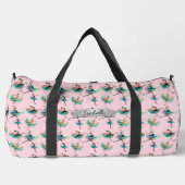 Naam toevoegen, Ballerina's op Roze Plunjezak (Voorkant)