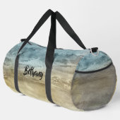 Naam toevoegen Blauw Bruin Landschap Natuur Abstra Plunjezak (Rechterhoek)