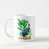 Naam toevoegen Blue Cassowary Australian Bird Anim Koffiemok (Links)