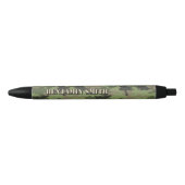Naam toevoegen, Camo Brown Olive Green Zwarte Inkt Pen (Voorkant)