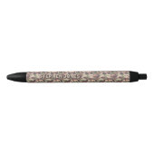 Naam toevoegen, Camo Desert Brown Sand Zwarte Inkt Pen (Voorkant)
