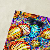 Naam toevoegen, Collectie Abstracte zeeschelpen Bl Strandlaken (In situ)