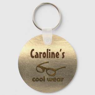 Naam toevoegen Cool Draag Glossy Kijk Sleutelhanger