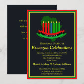 Naam toevoegen Details Kwanzaa Kandles Africa Part Kaart (Voorkant / Achterkant)