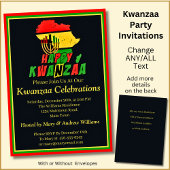 Naam toevoegen Details Kwanzaa Kandles Africa Part Kaart