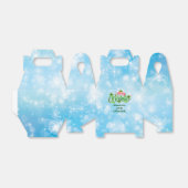 Naam toevoegen die overeenkomt met de kerstblauwe  bedankdoosjes (Uitgevouwen)