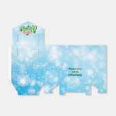 Naam toevoegen die overeenkomt met de kerstblauwe bedankdoosjes (Uitgevouwen)