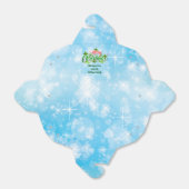 Naam toevoegen die overeenkomt met de kerstblauwe  bedankdoosjes (Uitgevouwen)