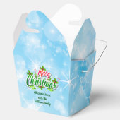 Naam toevoegen die overeenkomt met de kerstblauwe  bedankdoosjes (Geopend)