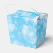 Naam toevoegen die overeenkomt met de kerstblauwe  bedankdoosjes (Achterkant)