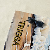 Naam toevoegen, Duitse kortharige aanwijzer in gol Strandlaken (In situ)