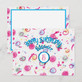 NAAM TOEVOEGEN EN JAAR AANPASSEN OP GELUKKIGE VERJ BRIEFKAART (Voorkant / Achterkant)