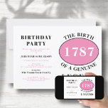 Naam toevoegen en Jaar Legend Pink Birthday Kaart<br><div class="desc">Het is tijd om de geboorte van een legende te vieren! Verzamel uw familie en vrienden voor een onvergeetelijk verjaardagsfeest met onze unieke en stijlvolle roze verjaardagsuitnodiging. Op deze uitnodiging staan de woorden "geboorte van de leggende" en staat u toe de naam van het verjaardagsmeisje en het geboortejaar toe te...</div>