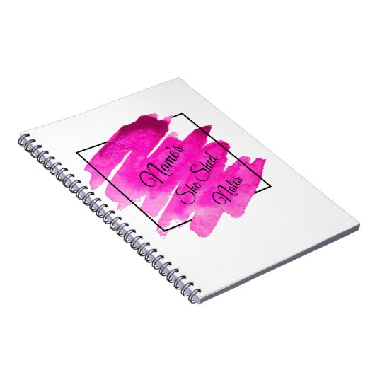 Naam toevoegen Geef Tekst uit Zij vormde Mauve Pen Notitieboek (Rechterzijde)