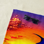 Naam toevoegen, gestileerde Blue Pirate Sailing Sh Strandlaken (In situ)