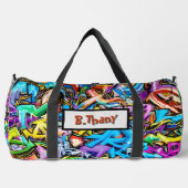 Naam toevoegen Graffiti Abstract Plunjezak (Voorkant)