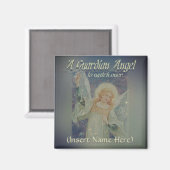 Naam toevoegen Guardian Angel Magneet (Voorkant / Achterkant)