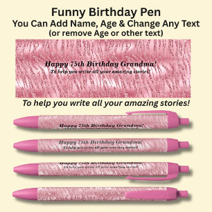 Naam toevoegen, Happy Birthday om u te helpen verh Zwarte Inkt Pen