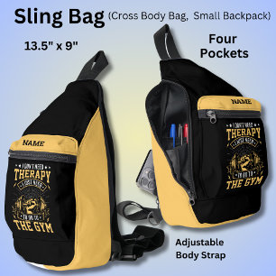 Naam toevoegen, ik heb geen therapie nodig - ga ge sling bag