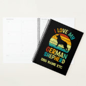 Naam toevoegen - Ik hou van mijn Duitse Shepherd D Planner (Display)
