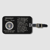 Naam toevoegen Inauguratiedag 20 januari 2025 Bagagelabel (Voorkant (horizontaal))