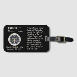 Naam toevoegen Inauguratiedag 20 januari 2025 Bagagelabel