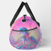 Naam toevoegen Initiaal, Roze & Aqua Eenhoorn Plunjezak (Rechts)