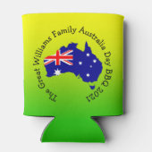 Naam toevoegen Jaar Australia Day BBQ Stubby Holde Blikjeskoeler (Achterkant)