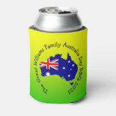 Naam toevoegen Jaar Australia Day BBQ Stubby Holde Blikjeskoeler (Blikje Achterkant)