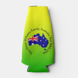 Naam toevoegen Jaar Australia Day BBQ Stubby Holde Flesjeskoeler