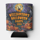Naam toevoegen Jaar Halloween Party 12oz Blikjeskoeler (Achterkant)