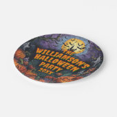 Naam toevoegen Jaar Halloween Party 7" Papieren Bordje (Gekanteld)