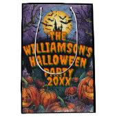 Naam toevoegen Jaar Halloween Party Medium Cadeauzakje (Voorkant)