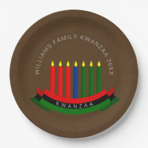 Naam toevoegen Jaar Kwanzaa Kandles 9"