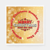 Naam toevoegen Jaar overeenkomend met prettige ker Servet (Voorkant)