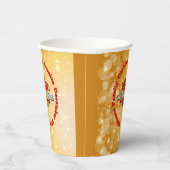 Naam toevoegen Jaar overeenkomend met vrolijk kers Papieren Bekers (Rechts)