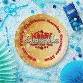 Naam toevoegen Jaar overeenkomend met vrolijk kers Papieren Bordje (Feest)