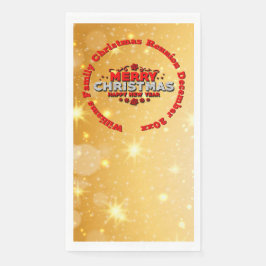 Naam toevoegen Jaar overeenkomend met vrolijk kers Servet